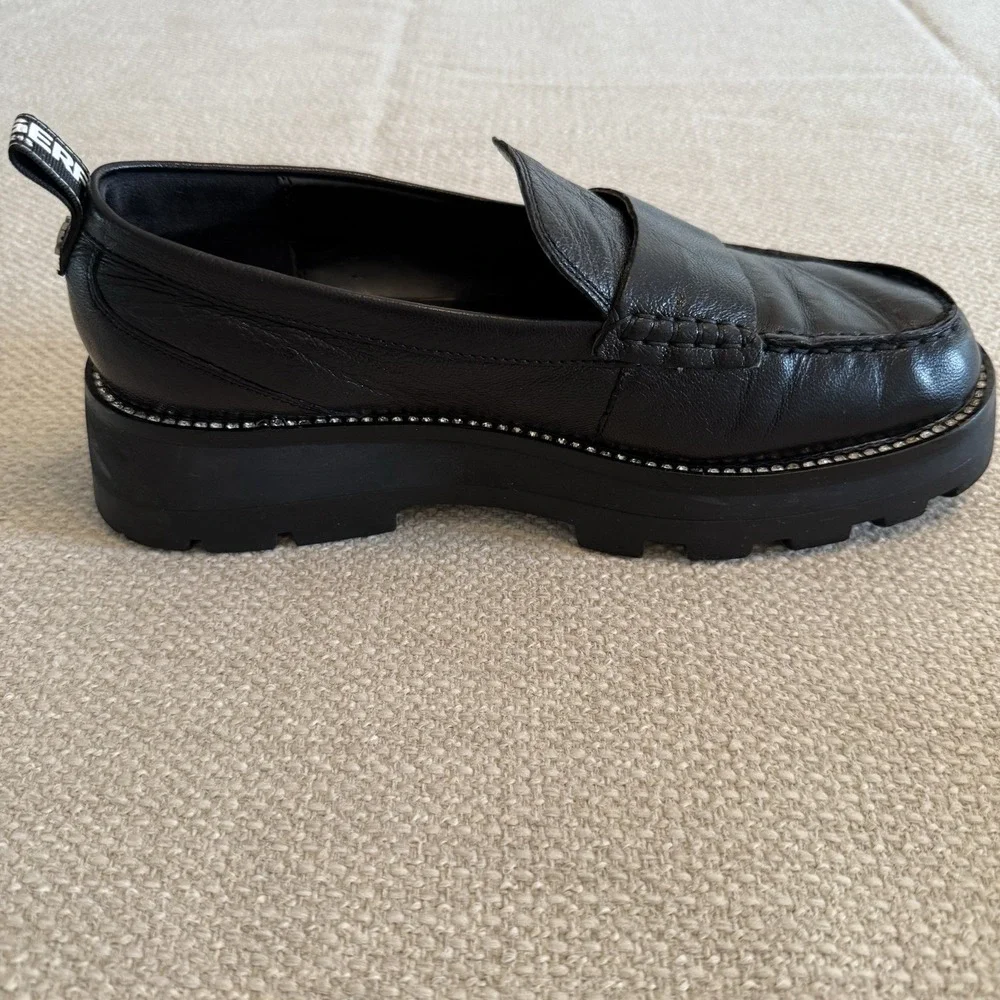 Karl Lagerfeld Black Women's Maysun Platform Casual Shoe Women‎ 9m